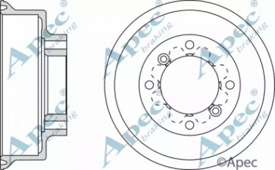 APEC BRAKING drm9124 -  Тормозной барабан